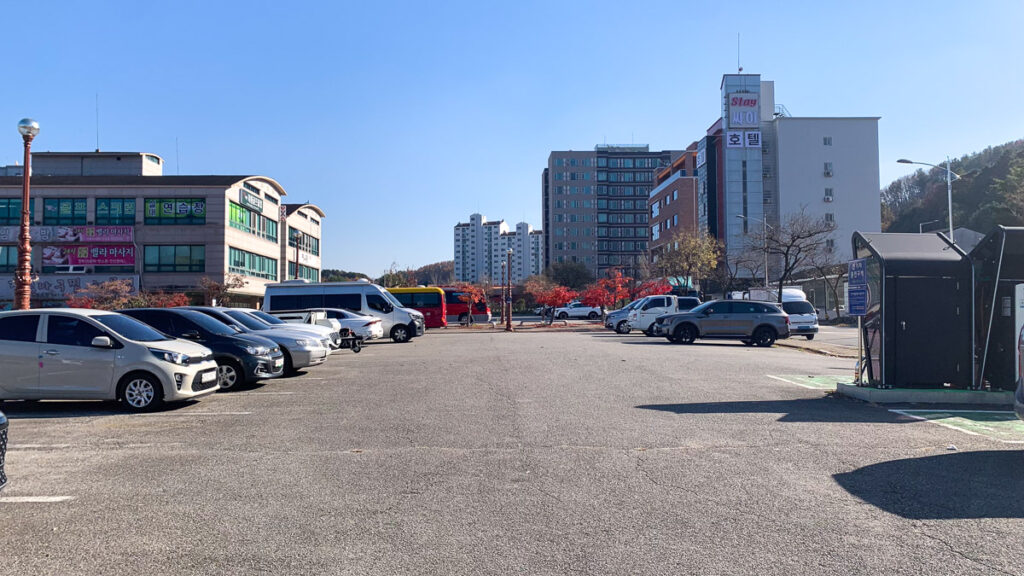 교회 부지 주차장